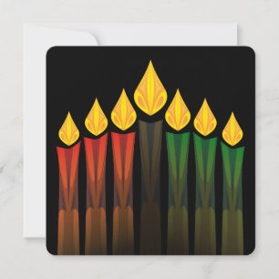 Convites velas kwanzaa