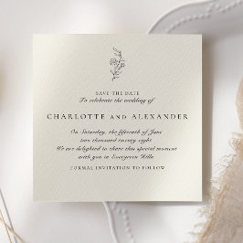 Convites Velho Casamento Estético de Dinheiro Salve a data