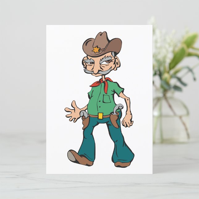 Convites Velho Cowboy (Criador carregado)