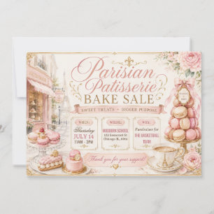 Convites Venda de Bolos da Padaria Parisiense