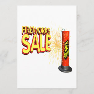 Convites Venda de Fogos de Artifício