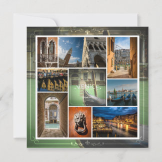 Convites Veneza, Itália, Cartão-postal Europa