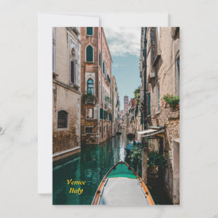 Convites Veneza Itália Cidade Flutuante