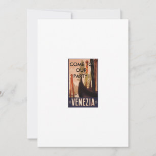 Convites Venezia Itália, venha à nossa festa!