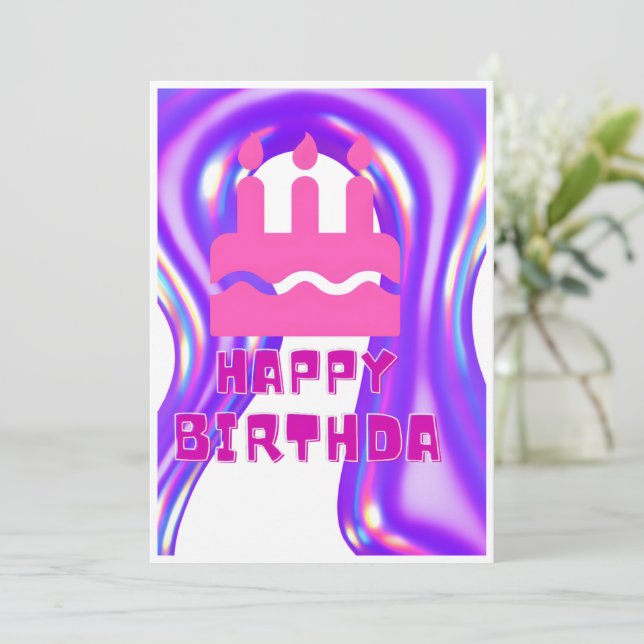 Convites Venha Celebrar Conosco! Junte-se a Nós para uma Ba (Em pé/Frente)