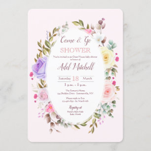 Convites Venha e abra o Chá de fraldas da Casa