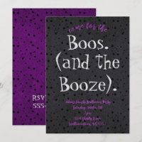 Venha para a festa de Boos e Booze Adultos do Hall