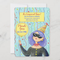 Venha para o nosso Mardi Gras Party