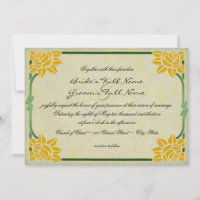 Verão Amarelo Flores Vintage Casamento