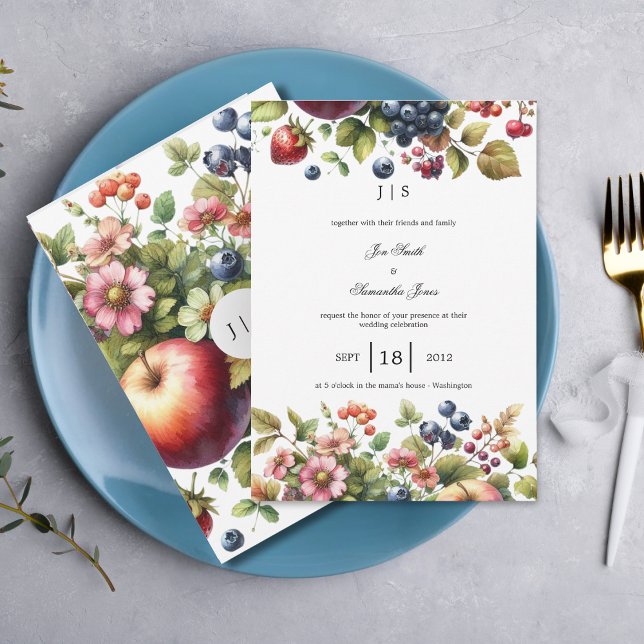 Convites verão colorido no jardim (Criador carregado)