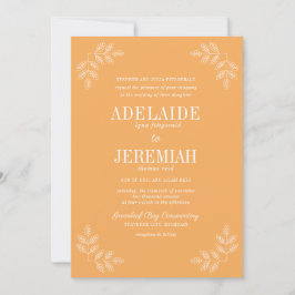 Convites Verdadeira Simplicidade 6 Sorbet Floral Weding