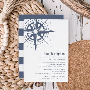 Convites Verdadeiro Norte Janto de ensaio de cerimônia Co