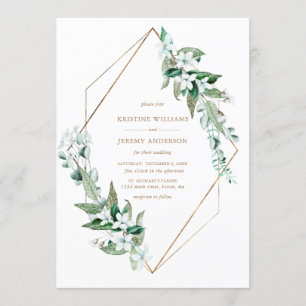 Convites Verde Amarelo Branco Verde Dourado