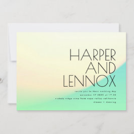 Convites Verde-Tropical Amarelo-Amarelo-Mínimo