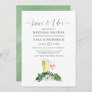 Convites Verde Tropical Breve Antes Do I Dos