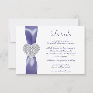 Convites Veri Peri Diamond Heart Details Enclosure 