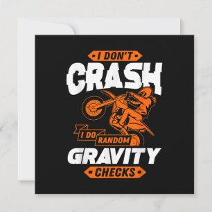 Convites Verificações de Gravidade Aleatórias - Motocross &