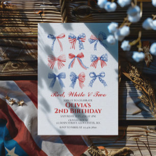 Convites Vermelho, Branco e Dois Arcos 4 de julho segundo a