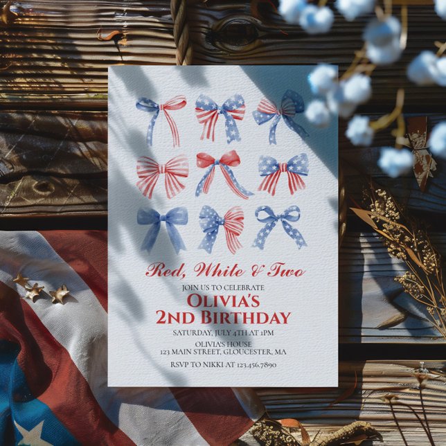 Convites Vermelho, Branco e Dois Arcos 4 de julho segundo a (Criador carregado)