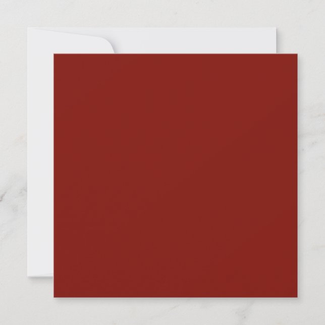Convites Vermelho celeiro (cor sólida) (Frente)