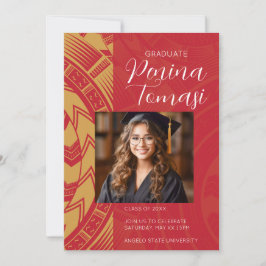 Convites Vermelho e Dourado