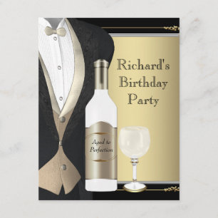 Convites Vermelho e Preto Envelhecido à Perfeição Festa de 