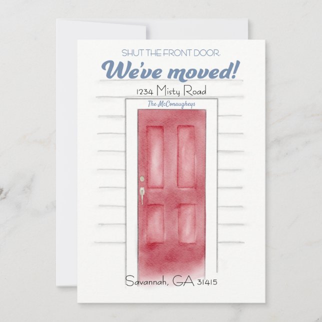 Convites Vermelho Fecha A Placa Anunciante Da Porta Frontal (Frente)