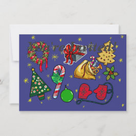 Convites Vermelhos Vermelhos Azuis Coloridos da Vintagem de