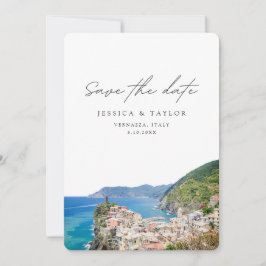 Convites Vernazza Wedding Cinque Terre Salvar a Data