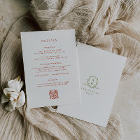 VERONA Sunset Orange Wednice Details Card