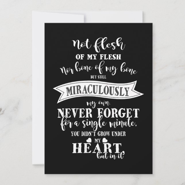 Convites verso de adoção (Frente)