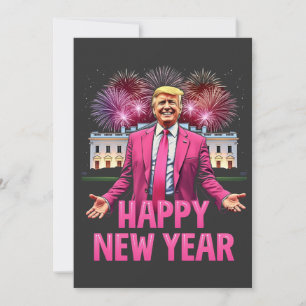 Convites Véspera de Ano Novo Resolução Trump 2025