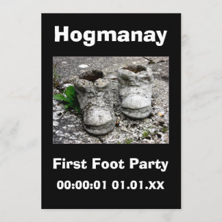 Convites Véspera de ano novo Scottish Hogmanay Party 20xx