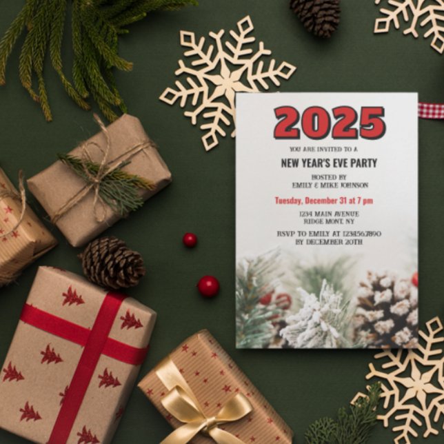 Convites Véspera de Natal de 2025 (Criador carregado)