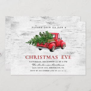 Convites Véspera de Natal do Caminhão da Fazenda Vermelha