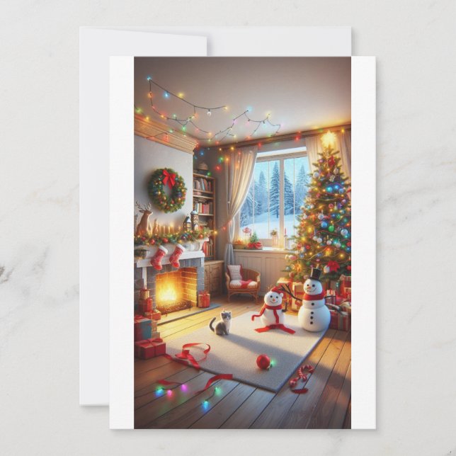 Convites "Véspera de Natal Louca" (Frente)