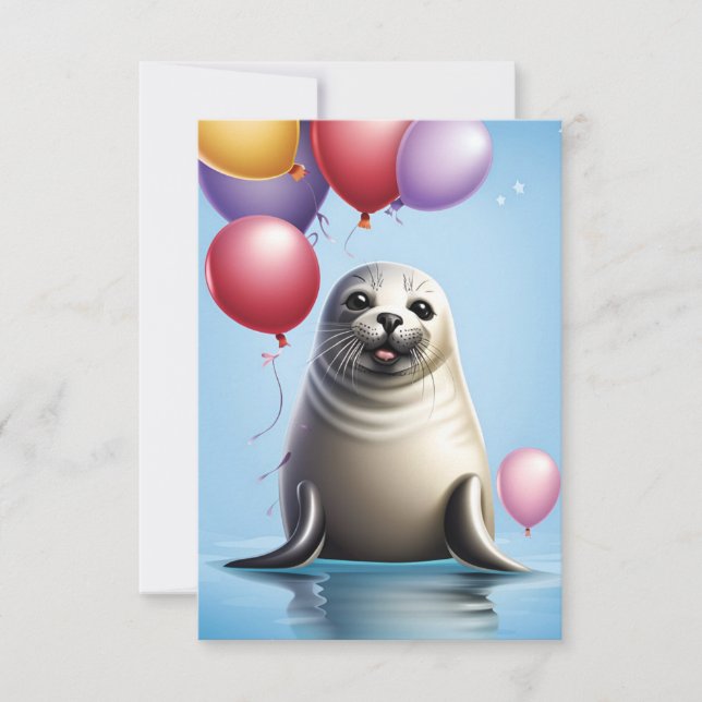 Convites Vestido com a Alegria de Aniversário: Modelo de Co (Frente)