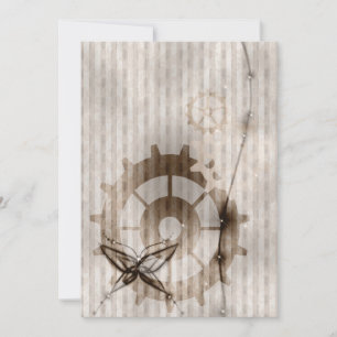 Convites Vestido de Casamento de Ursos de Damáscaras com Ro