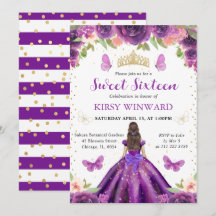 Vestido Roxo Morena Princesa Doce 16