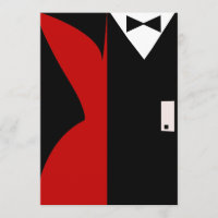 Vestido Vermelho e Preto para Jantar de Cocktail e