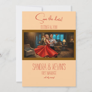 Convites Vestido Vermelho Tango Casamento Salve a Data