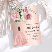 Vestidos de ouro rosa cor-de-rosa Quinceanera