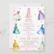 Vestidos de princesa modernos aquarela menina real