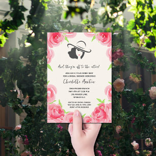 Convites Vestir um Chá de panela Derby de Chapéu