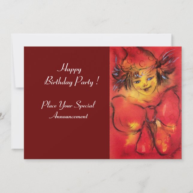 CONVITES VESTUÁRIO COM BORRACHA VERMELHA (Frente)