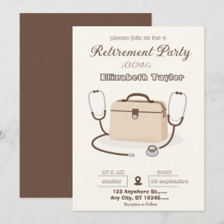 Convites Veterinarian Retirement Party Invitation