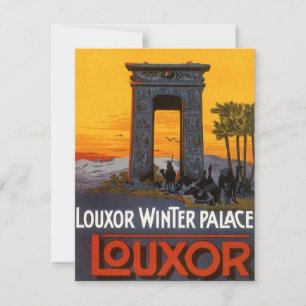 Convites Viagem Antiga ao Cairo, Egito, Avião Biplano