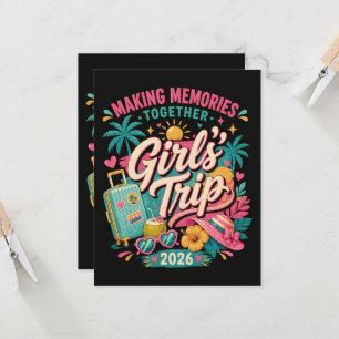 Convites Viagem das Meninas 2026 Criando Memórias Juntas