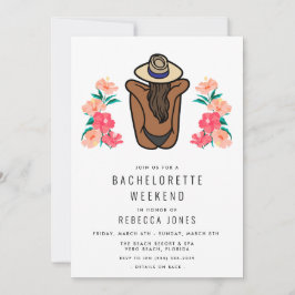 Convites Viagem de Fim de Semana de Bachelorette de Praia T