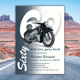 Convites Viagem de Moto Clássica Rapidamente 60º Aniversári